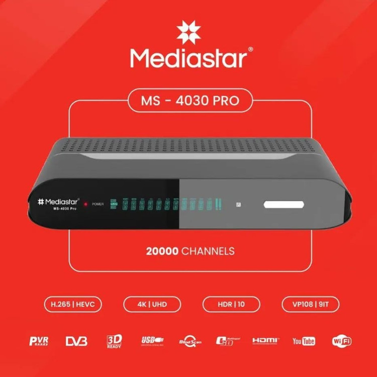 گیرنده مدیا استار4K مدل 4030 Pro