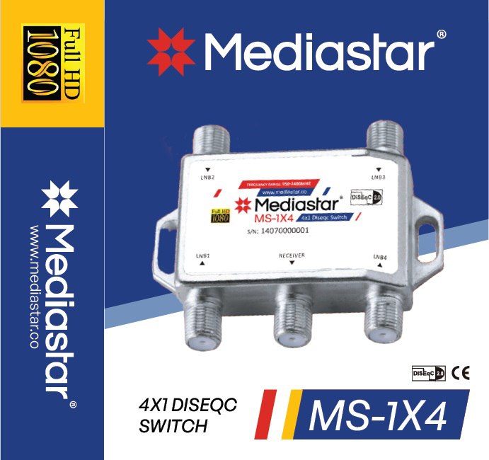 سوییچر 4+1 مدیا استار