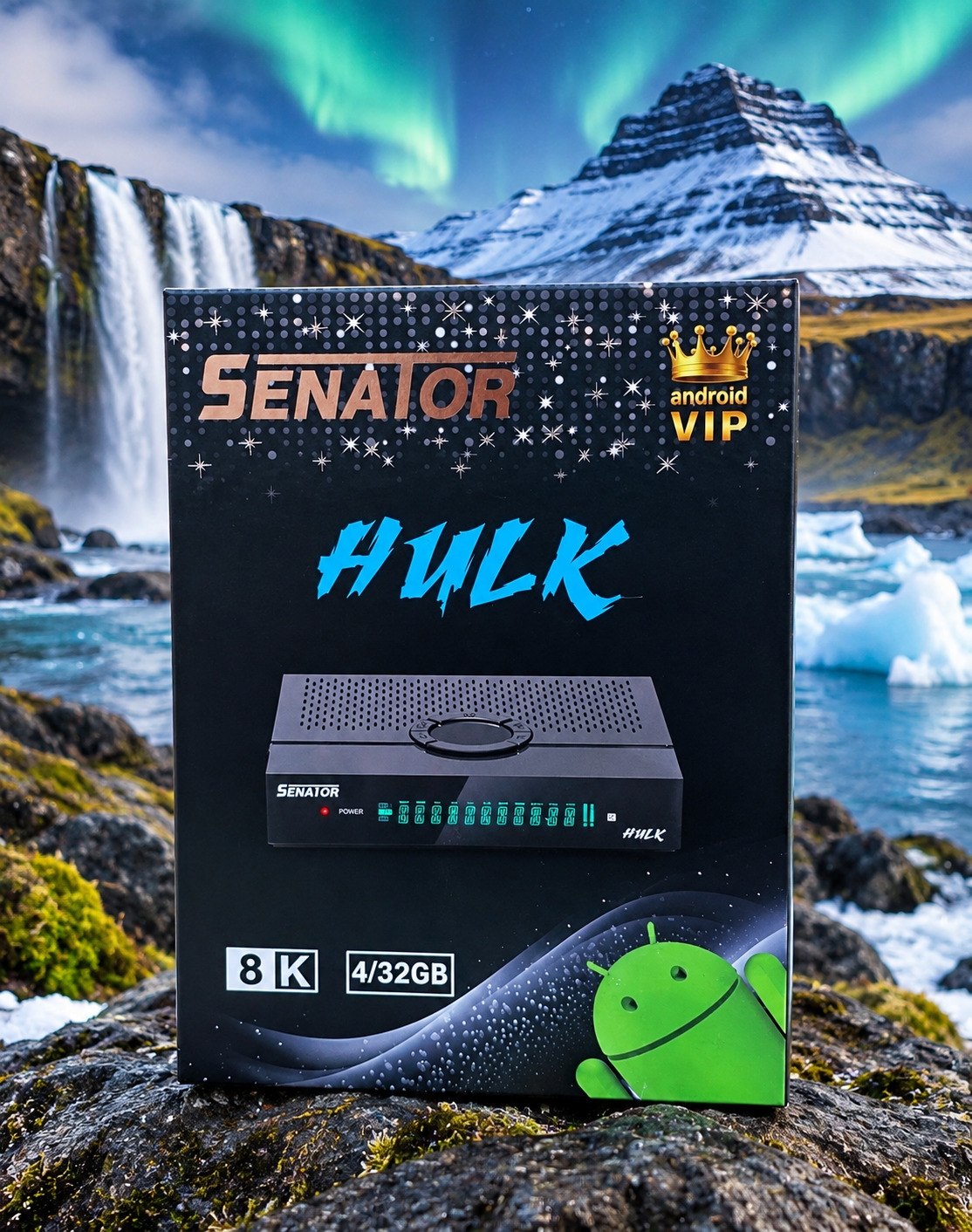 گیرنده سناتور هالک 8K دارای سیستم عامل اندروید